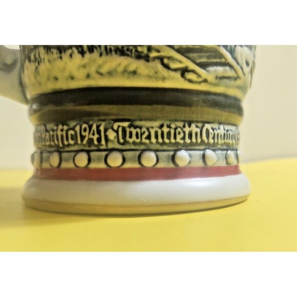 Vintage Avon Ceramarte Train Locomotive Beer Stein Brazil 1982 - Picture 7 of 13